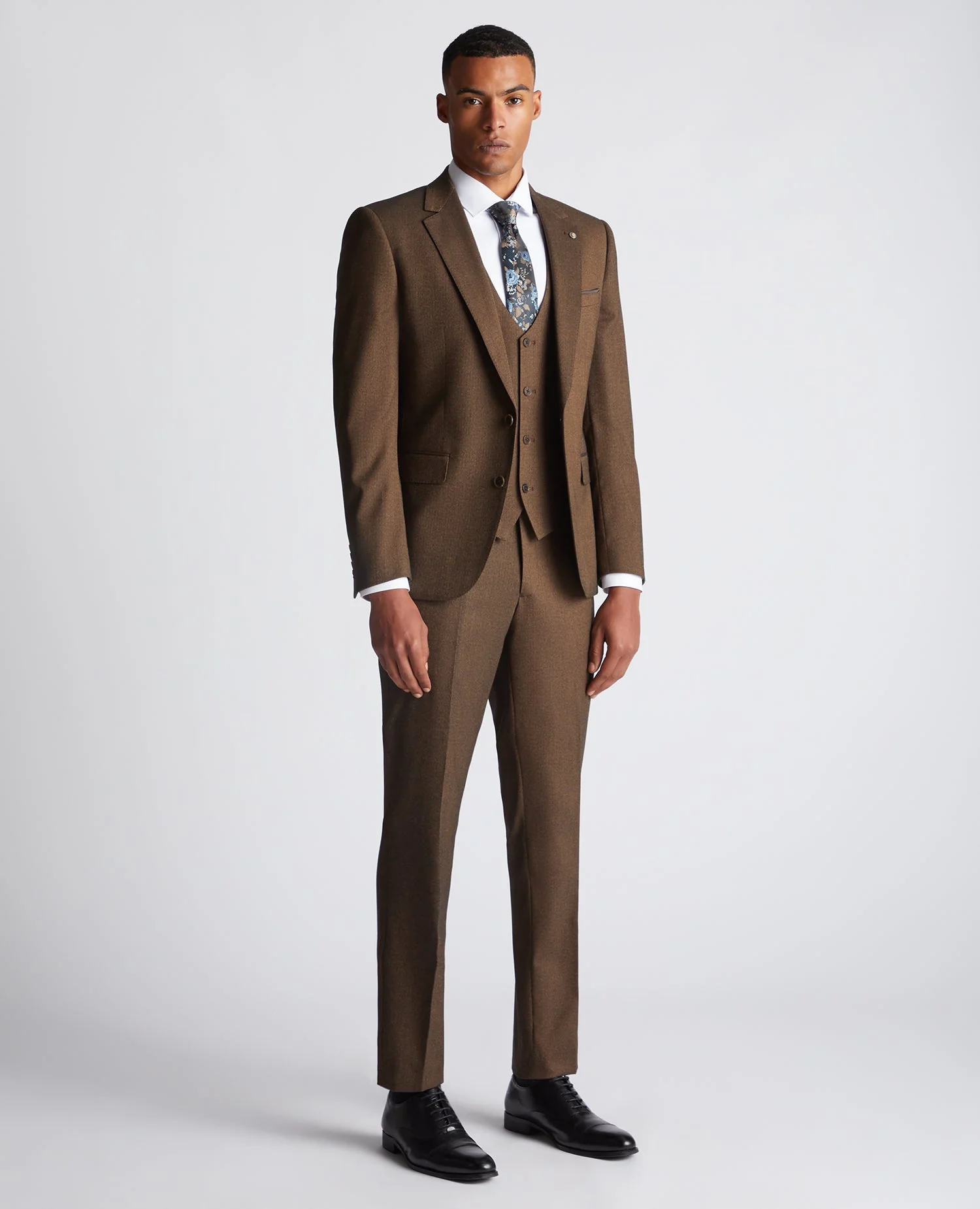 Slim Fit Stretch 3 Piece Suit - Image 2