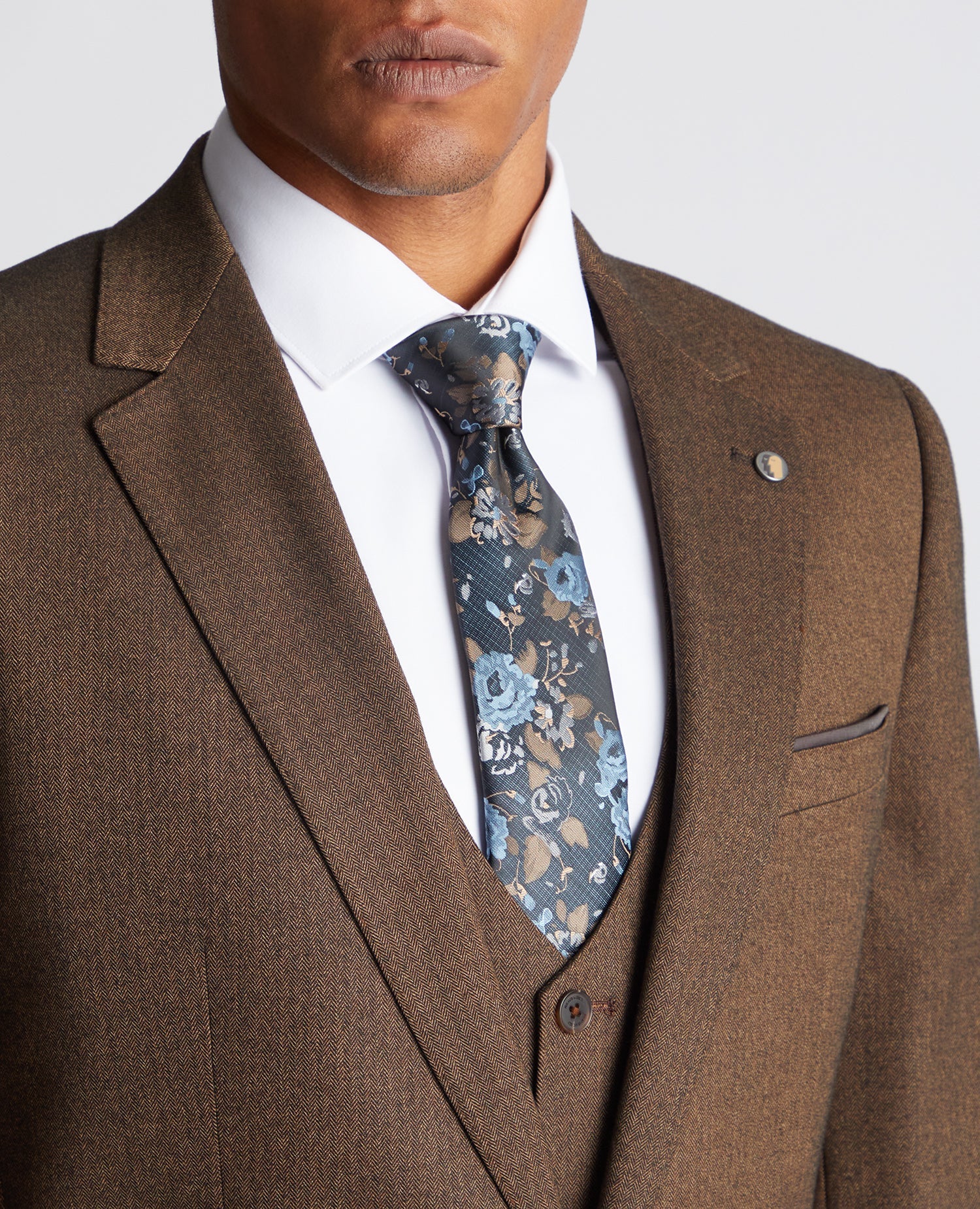 Slim Fit Stretch 3 Piece Suit - Image 5