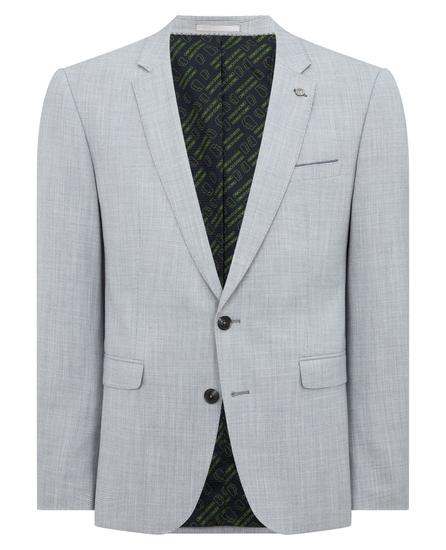 Slim Fit Micro Houndstooth Suit - Image 6
