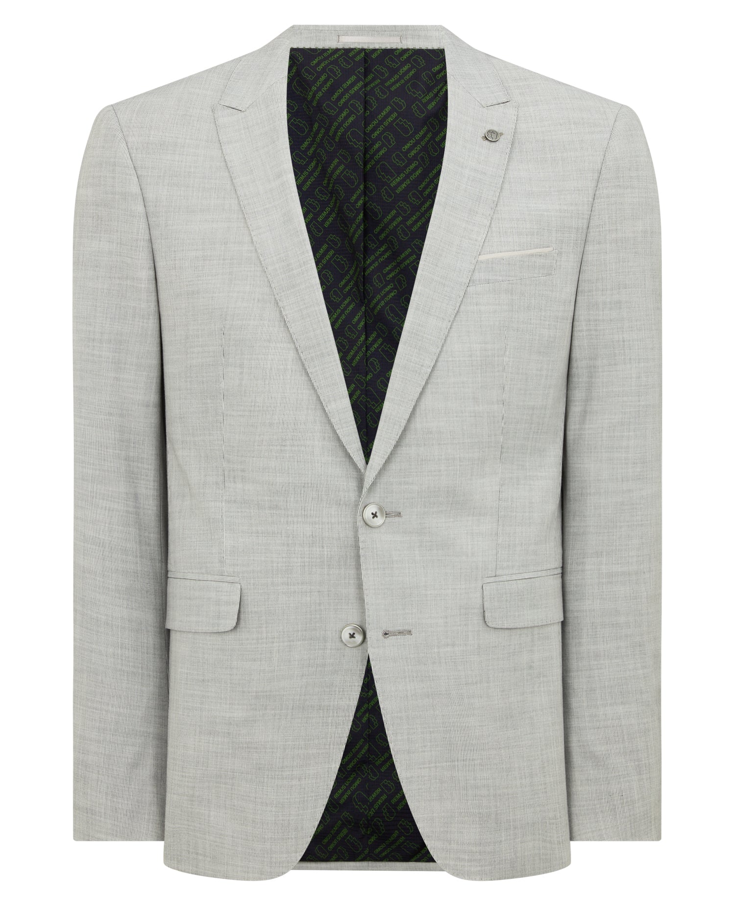 Slim Fit Stretch Micro Pinstripe Suit - Image 6