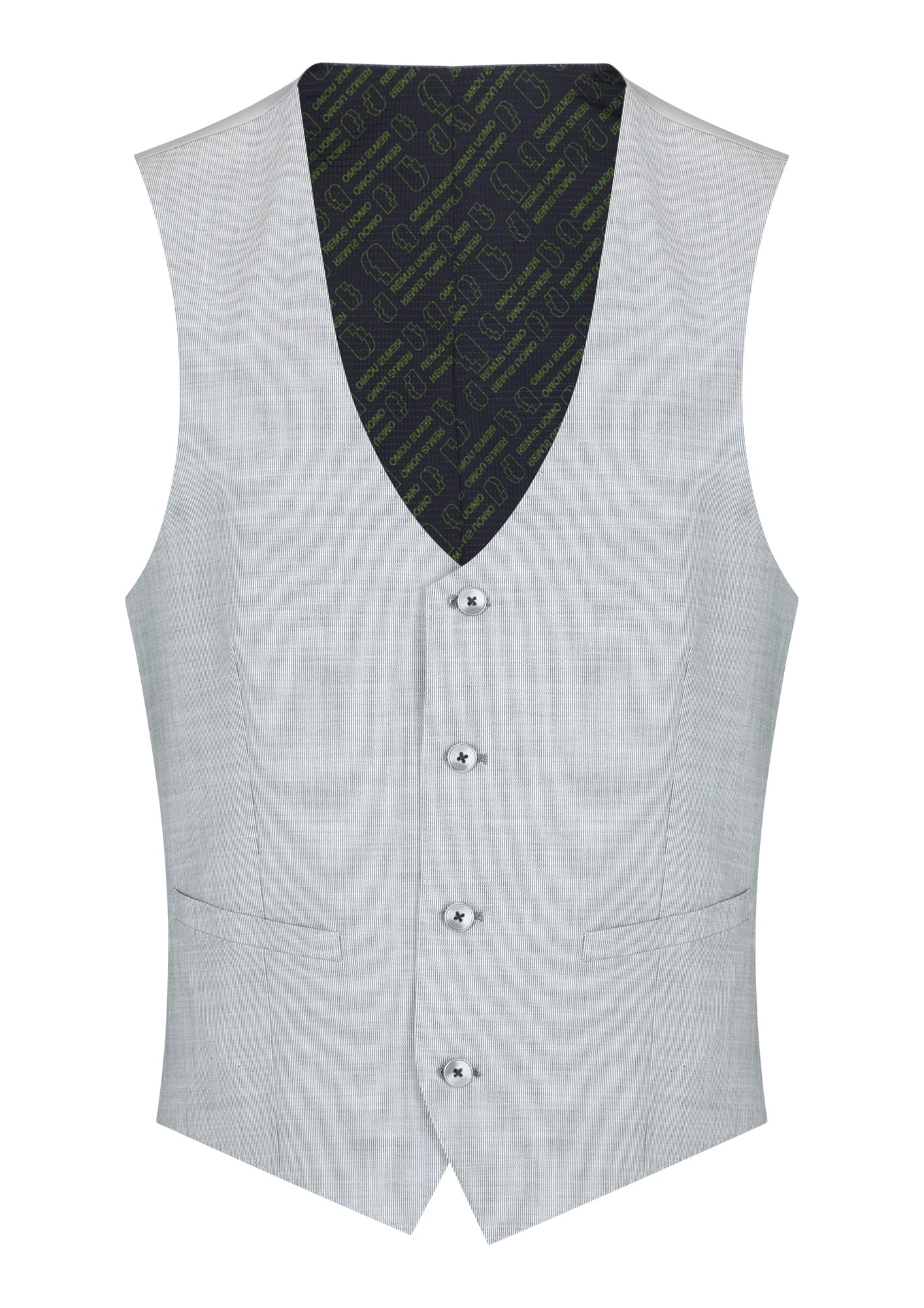 Slim fit polyviscose stretch waistcoat