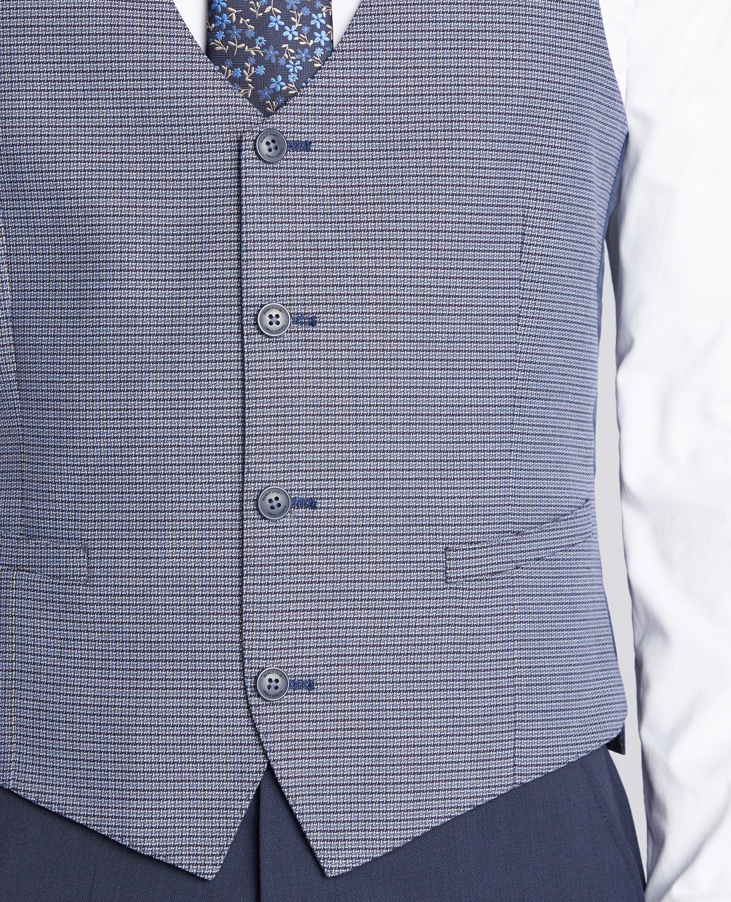 Slim Fit Stretch Waistcoat - Image 4