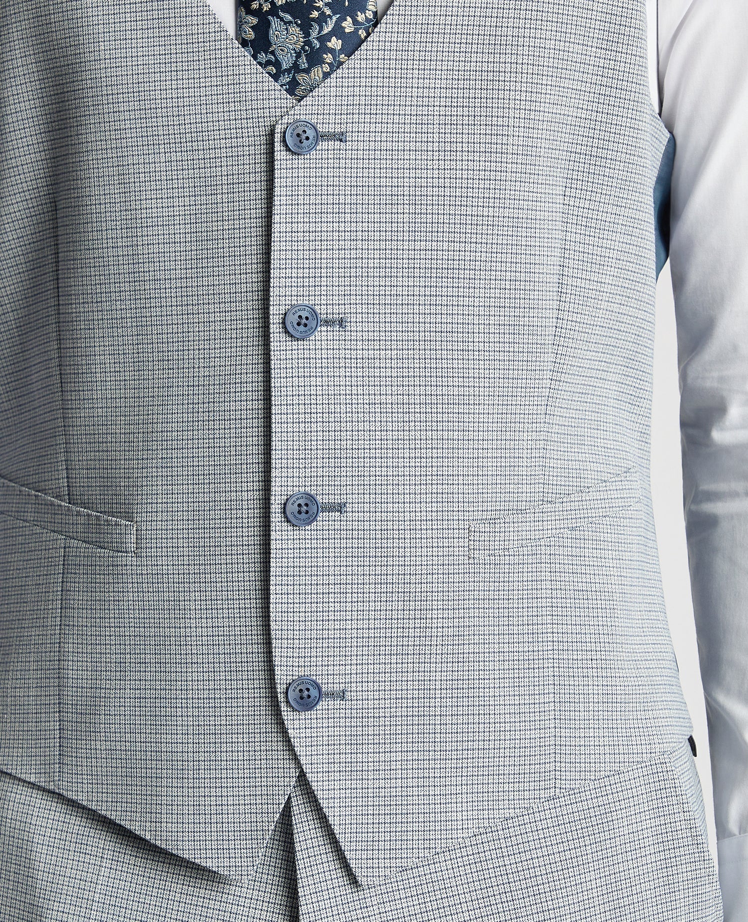Slim Fit Stretch Waistcoat - Image 4