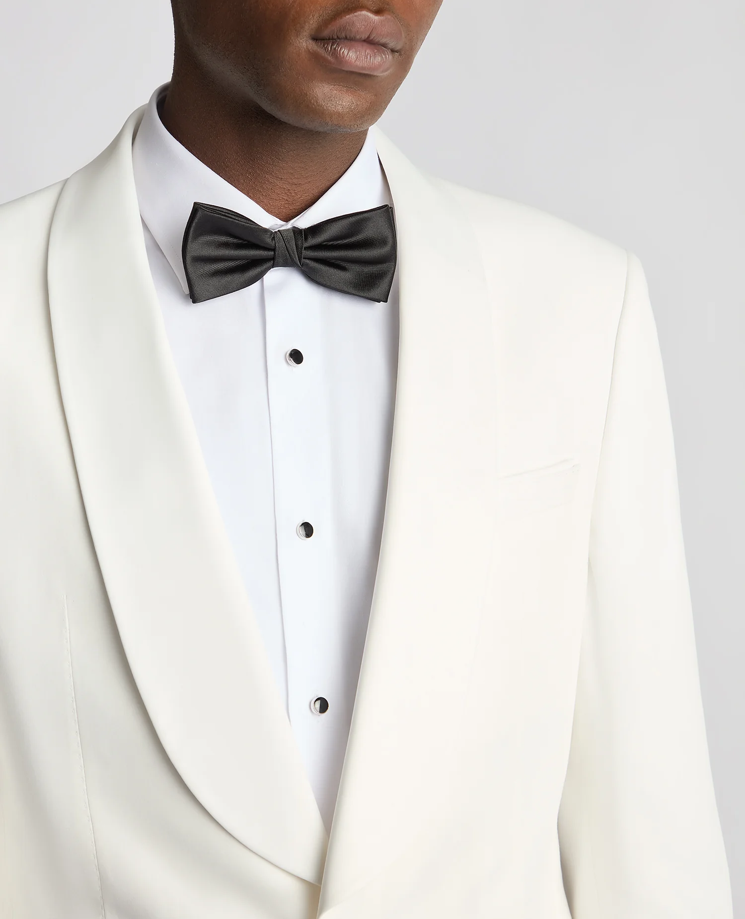 Slim Fit White Dinner Jacket - Image 5