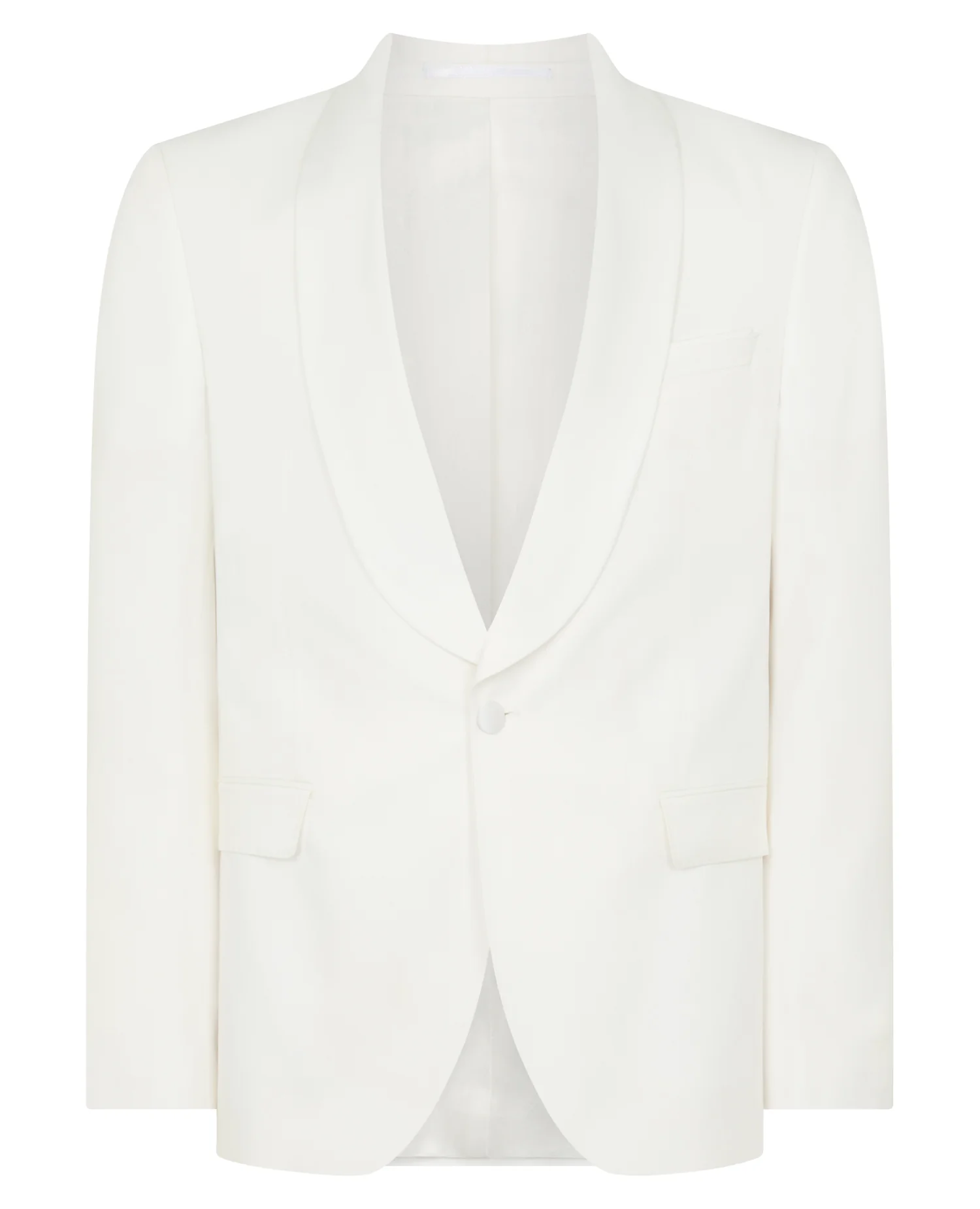 Slim Fit White Dinner Jacket - Image 7