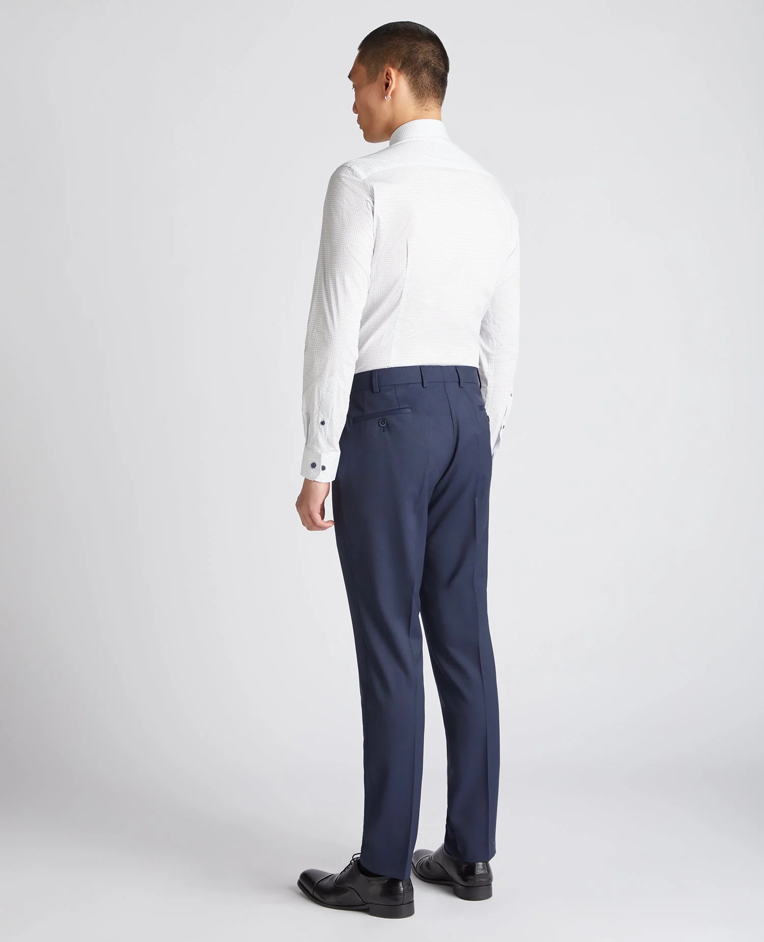 Slim Fit Print Cotton-Stretch Shirt - Image 3