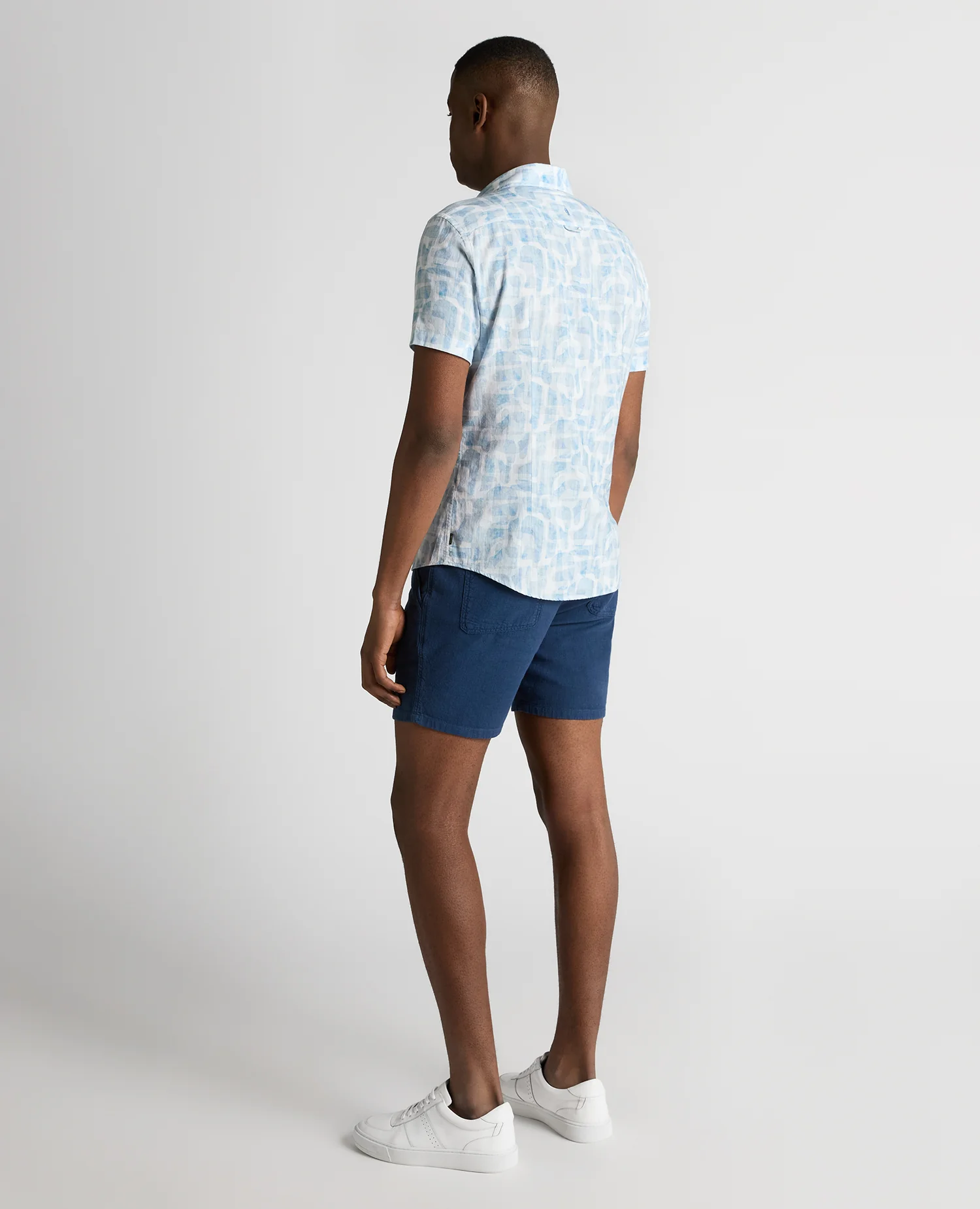 Slim Fit Printed Short-Sleeve Shirt - Image 3