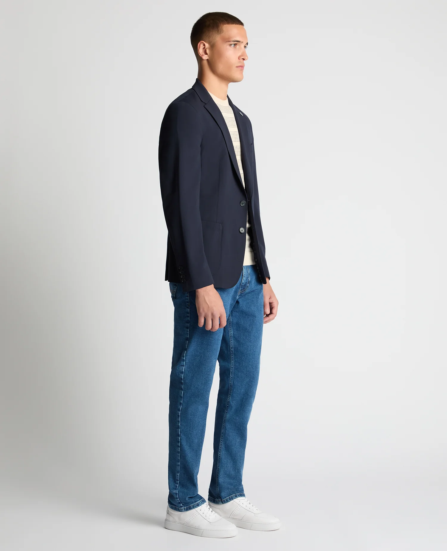 Slim Fit Stretch Jacket - Image 4