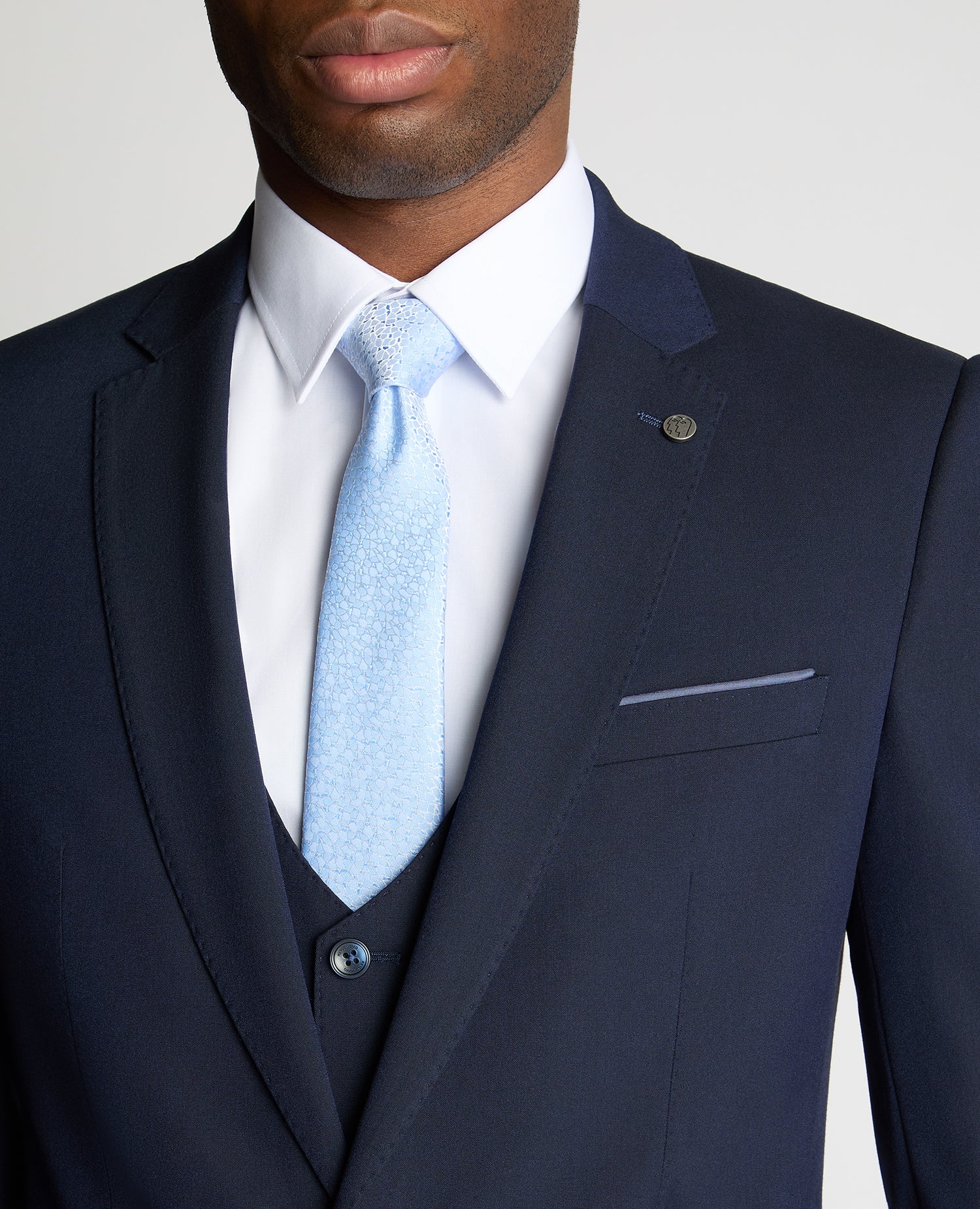 Slim Fit Notch Lapel Suit Jacket - Image 4