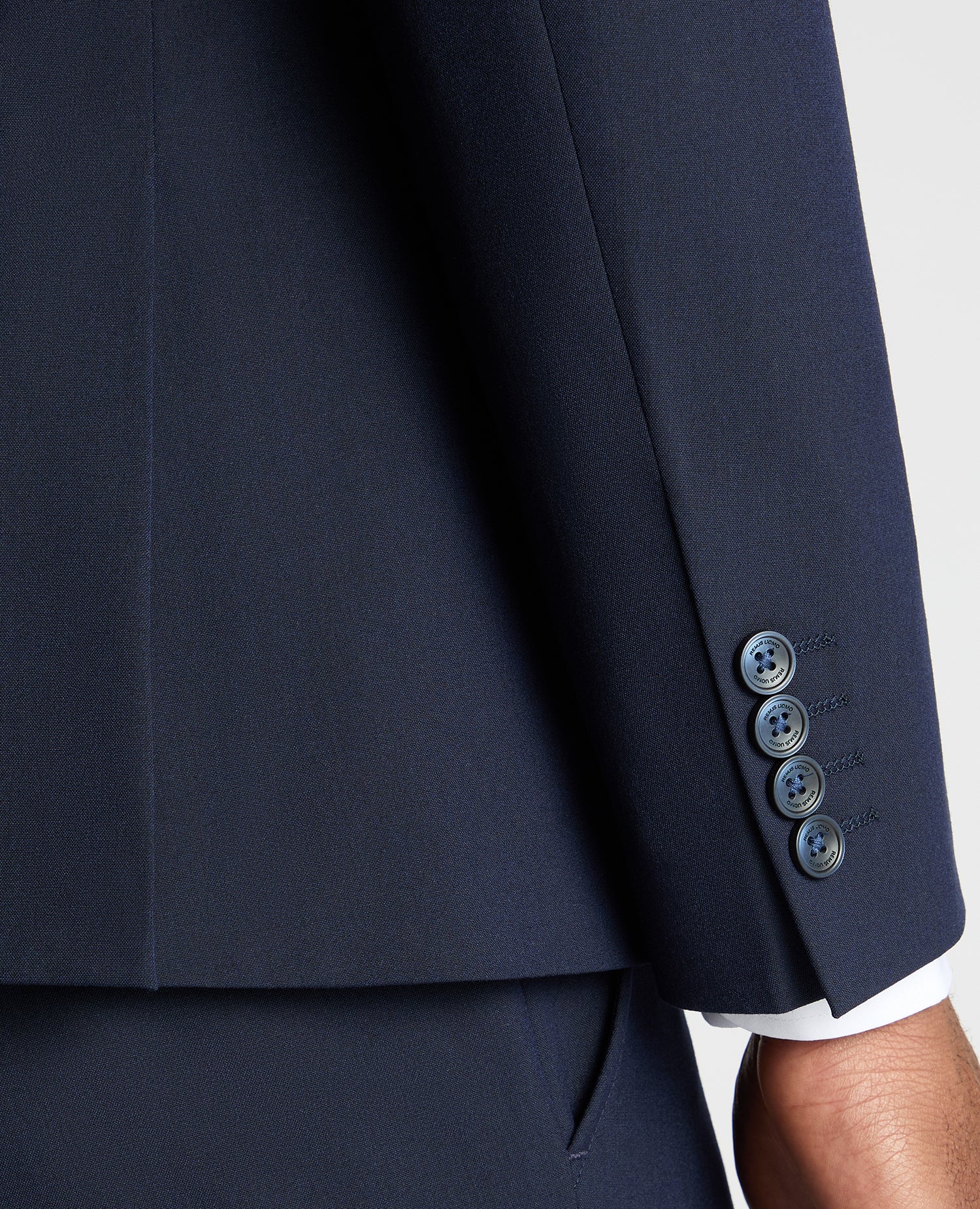 Slim Fit Notch Lapel Suit Jacket - Image 5