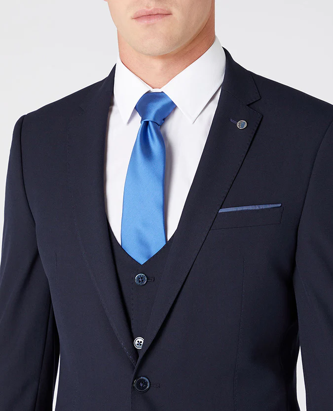 Slim Fit Notch Lapel Suit Jacket - Image 4