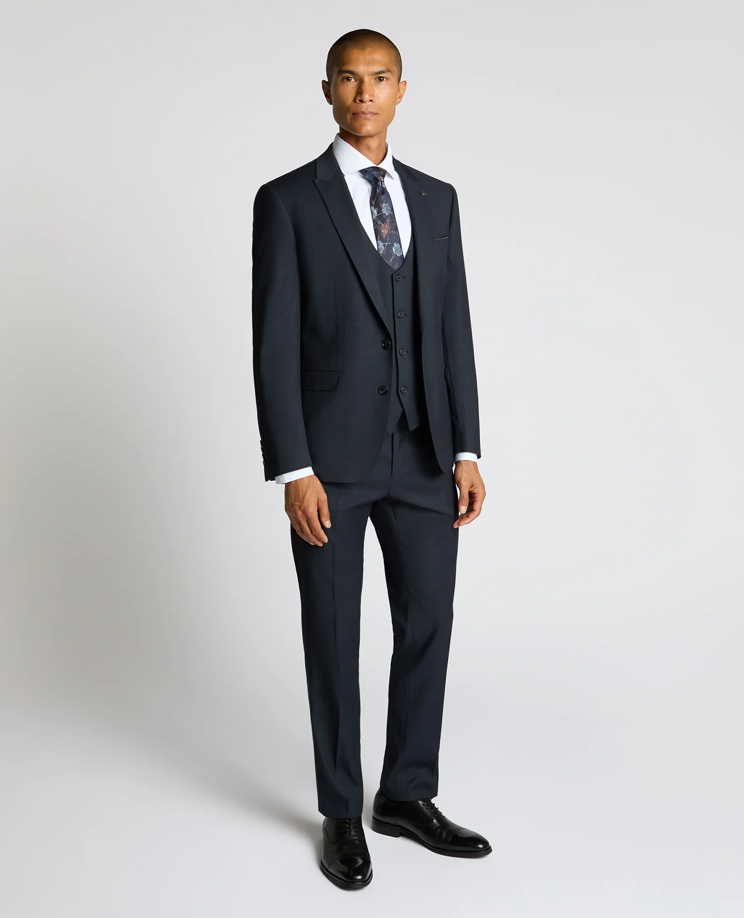 Slim Fit Stretch Printed Jacket - Image 2