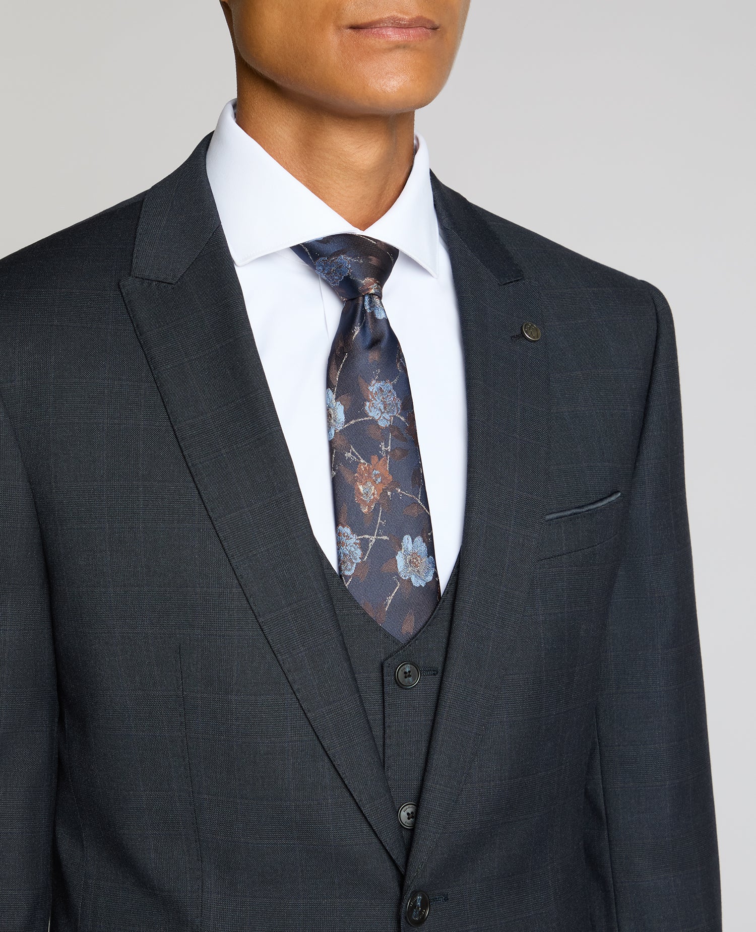 Slim Fit Stretch Printed Jacket - Image 4