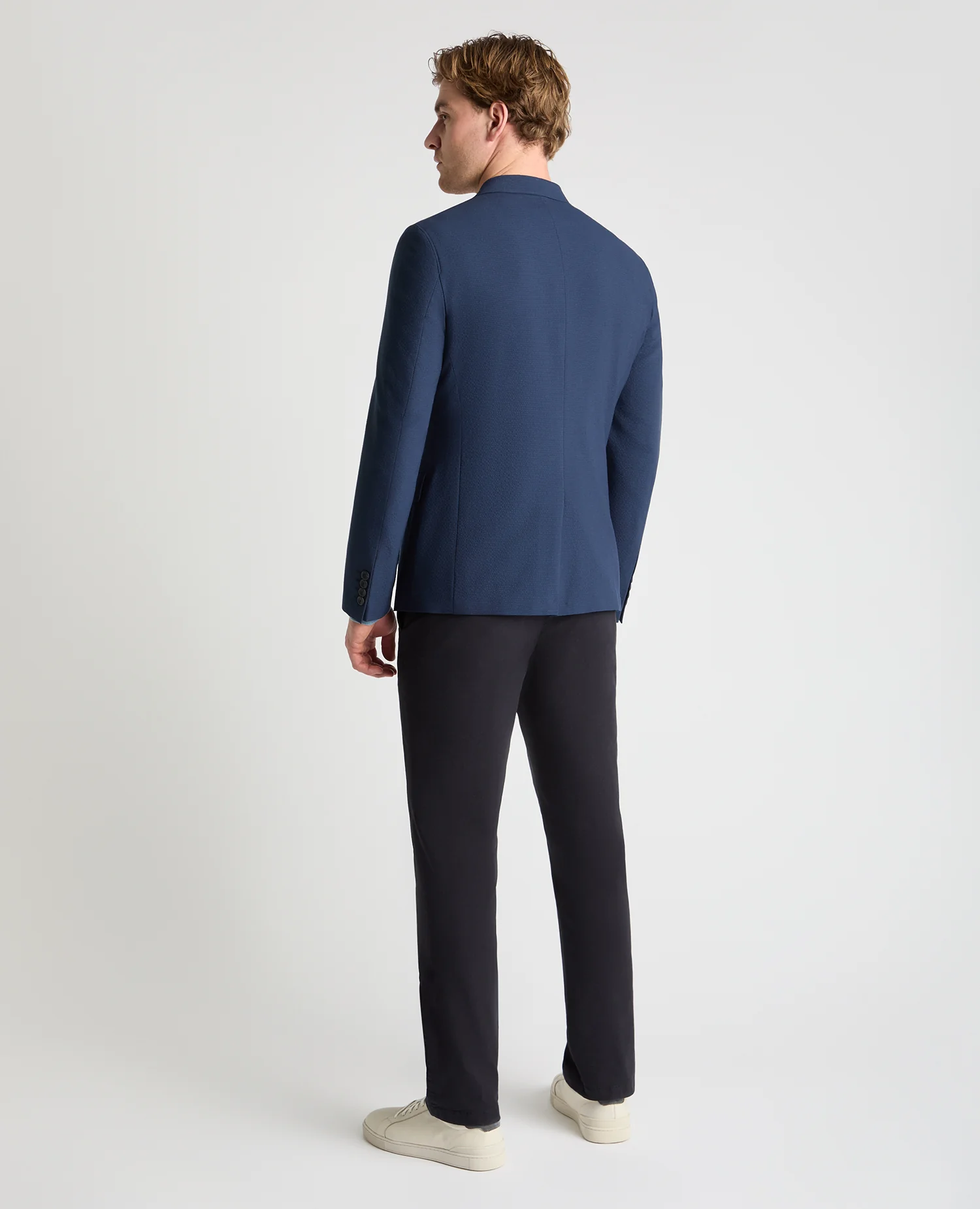 Slim Fit Stretch Seersucker Jacket - Image 3
