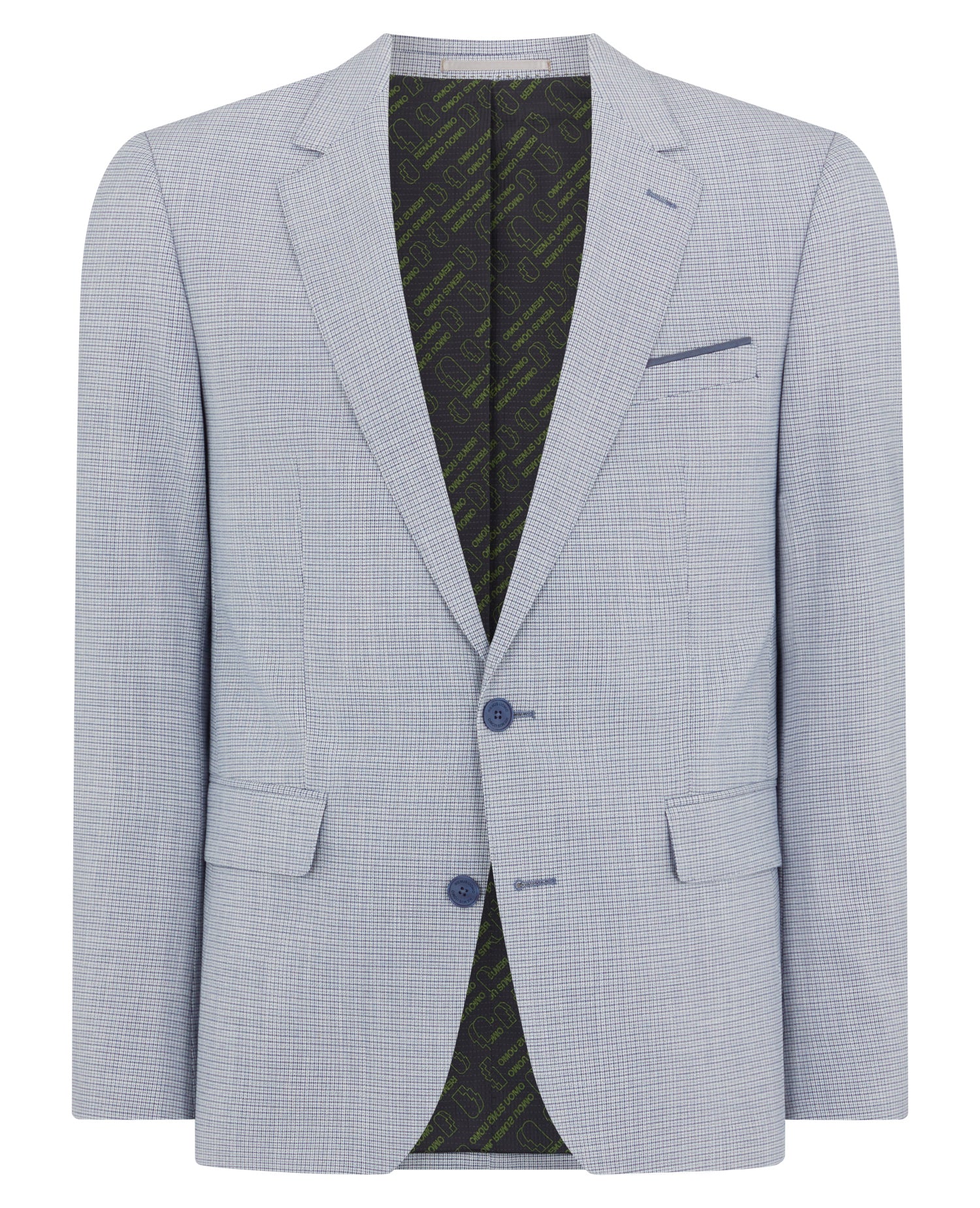 Slim Fit Micro Houndstooth Suit - Image 6
