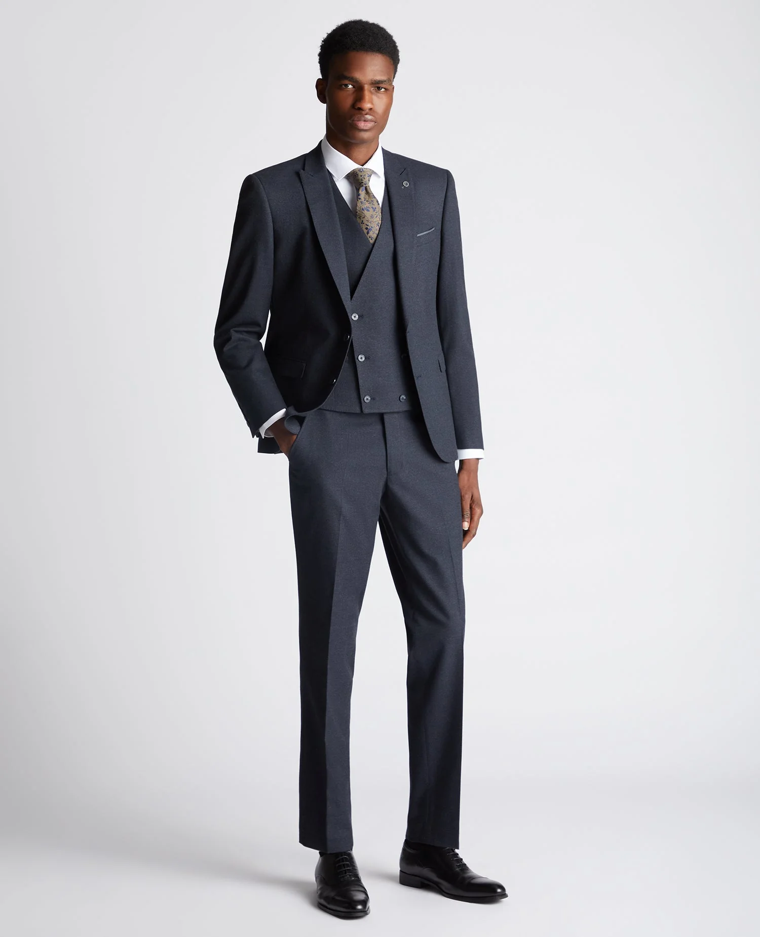 Slim Fit Stretch Suit - Image 2