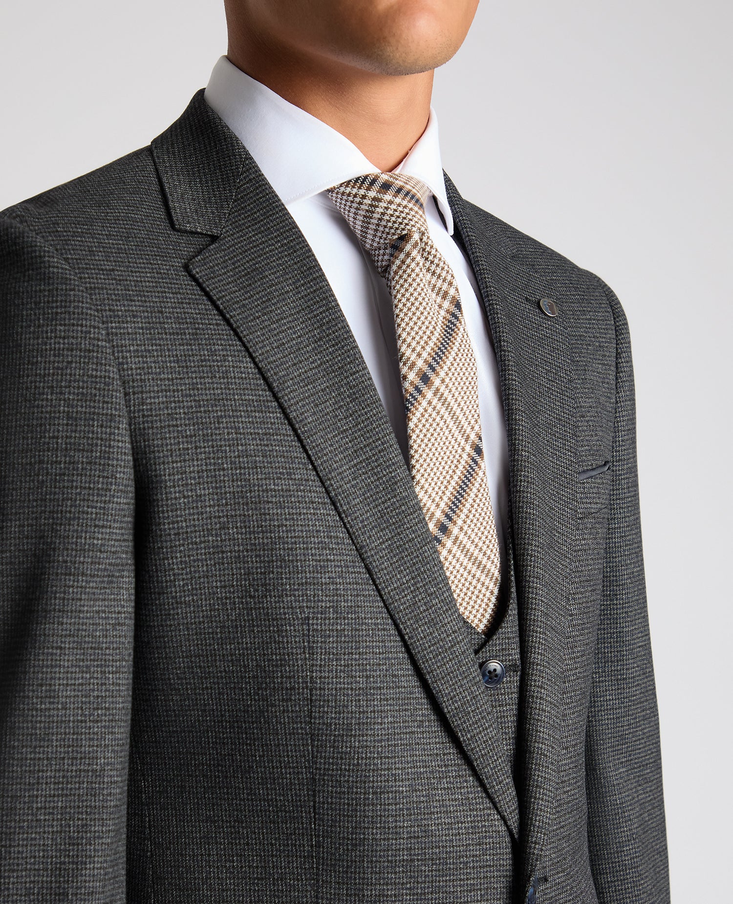 Slim Fit Stretch Suit Jacket - Image 4