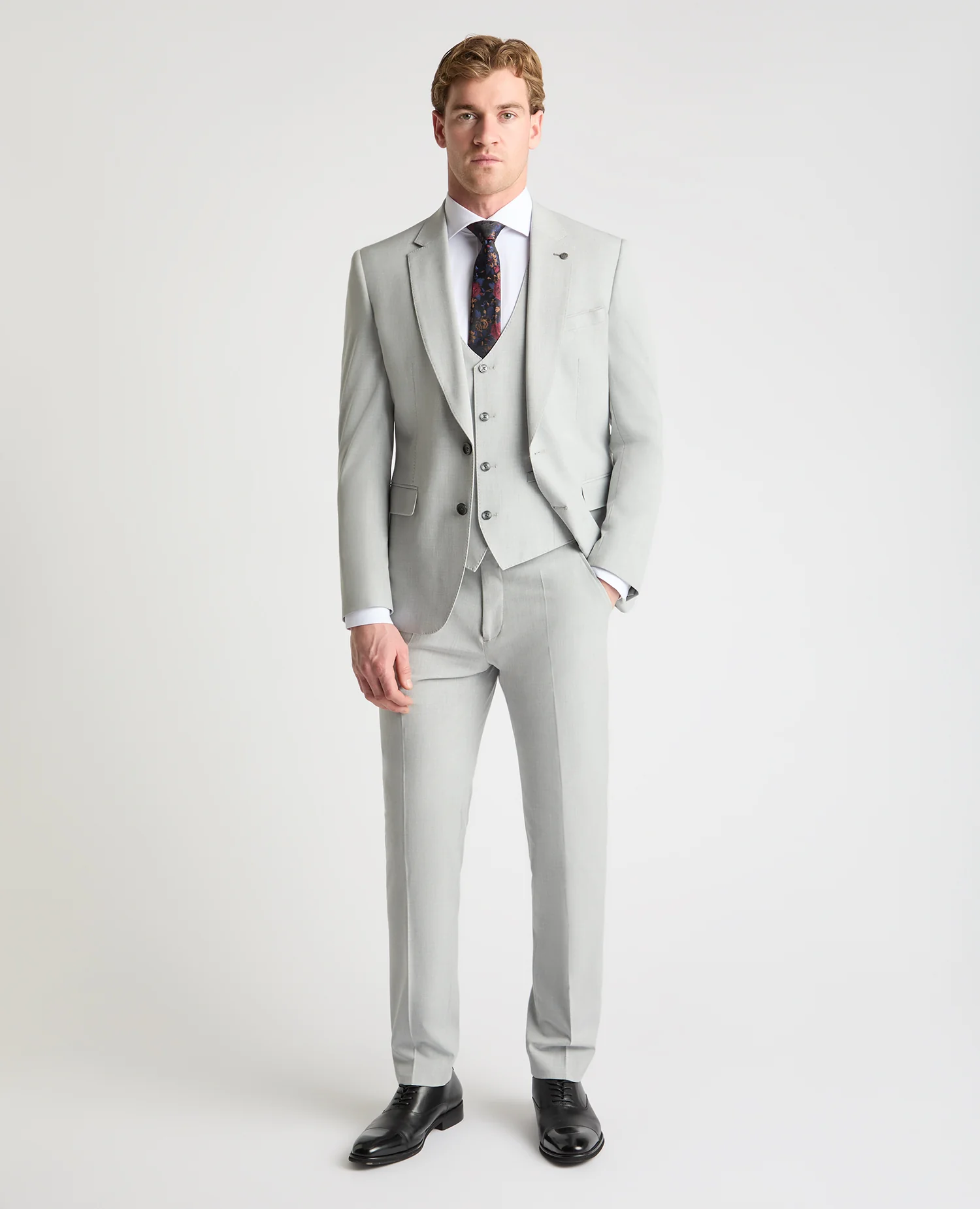 Slim Fit Stretch Waistcoat - Image 2