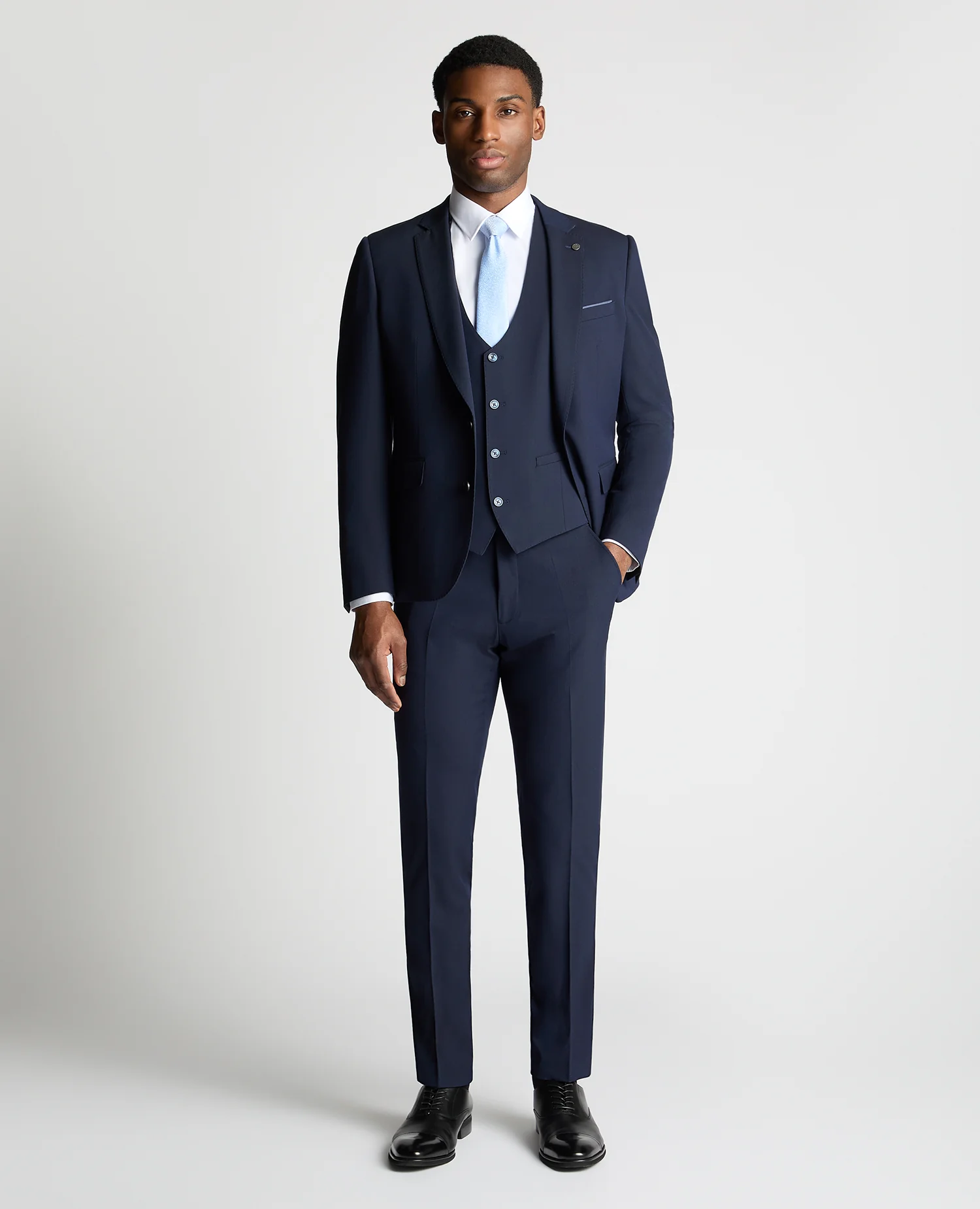 Slim Fit Stretch Waistcoat - Image 2