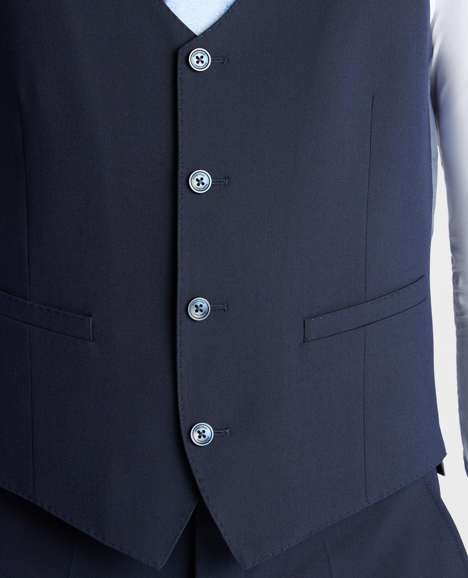 Slim Fit Stretch Waistcoat - Image 4