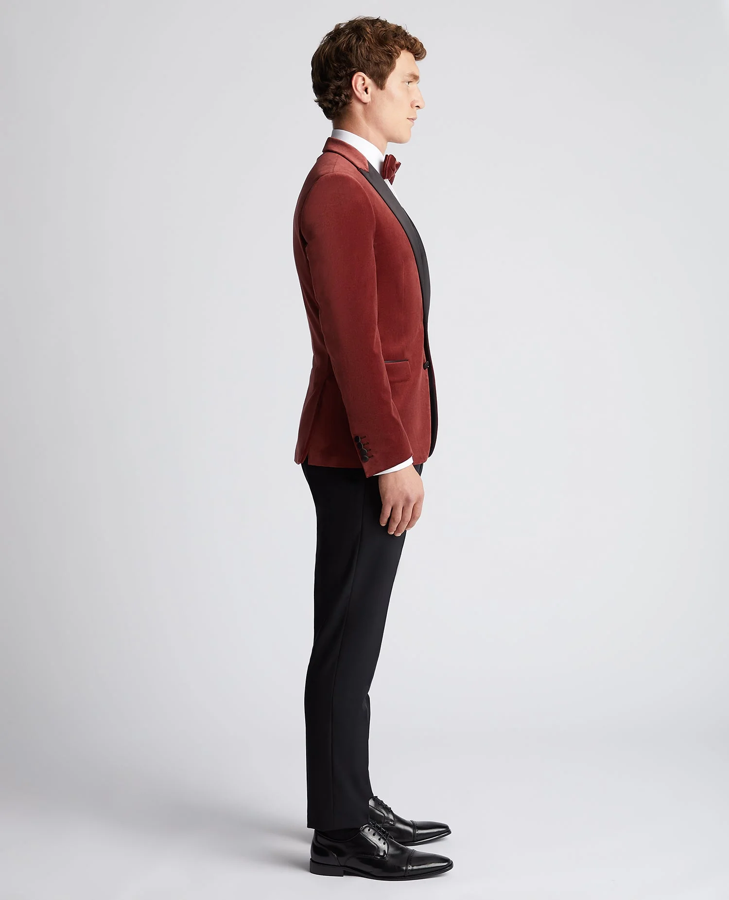 Slim Fit Velvet Jacket - Image 4