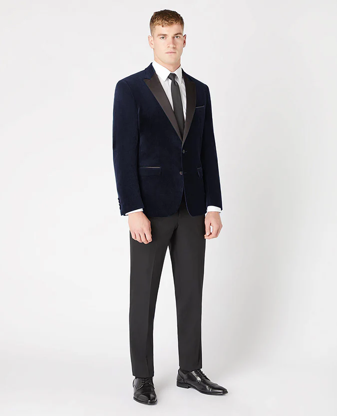 Slim Fit Velvet Jacket - Image 2