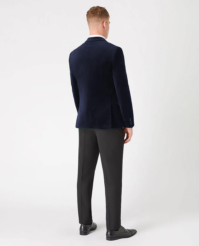 Slim Fit Velvet Jacket - Image 3