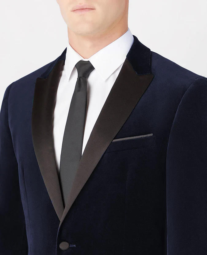 Slim Fit Velvet Jacket - Image 4