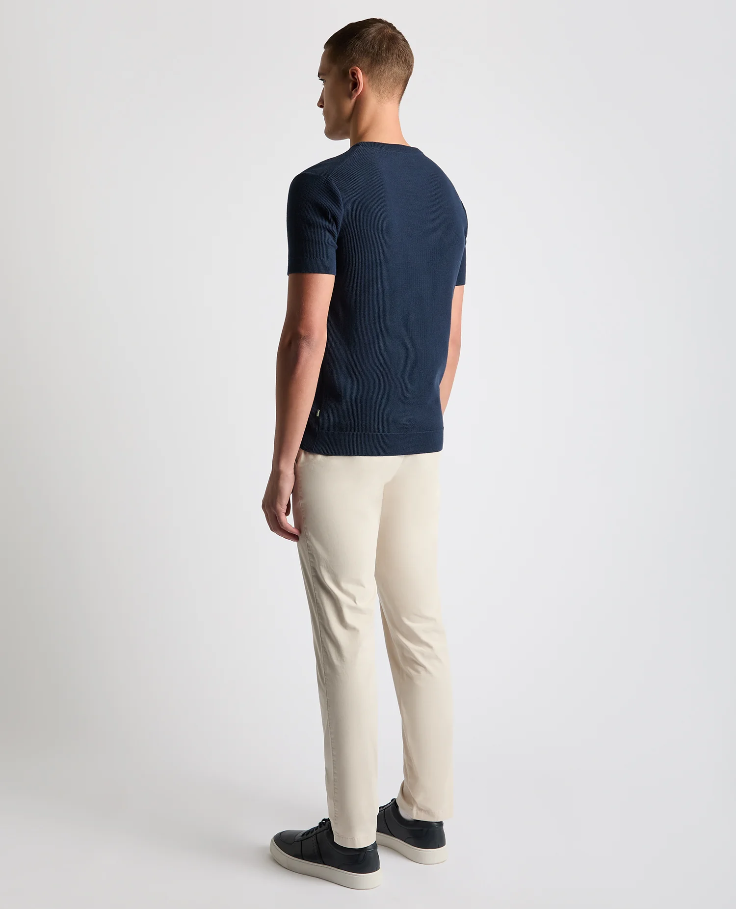 Knitted Crew Neck T-Shirt - Image 3
