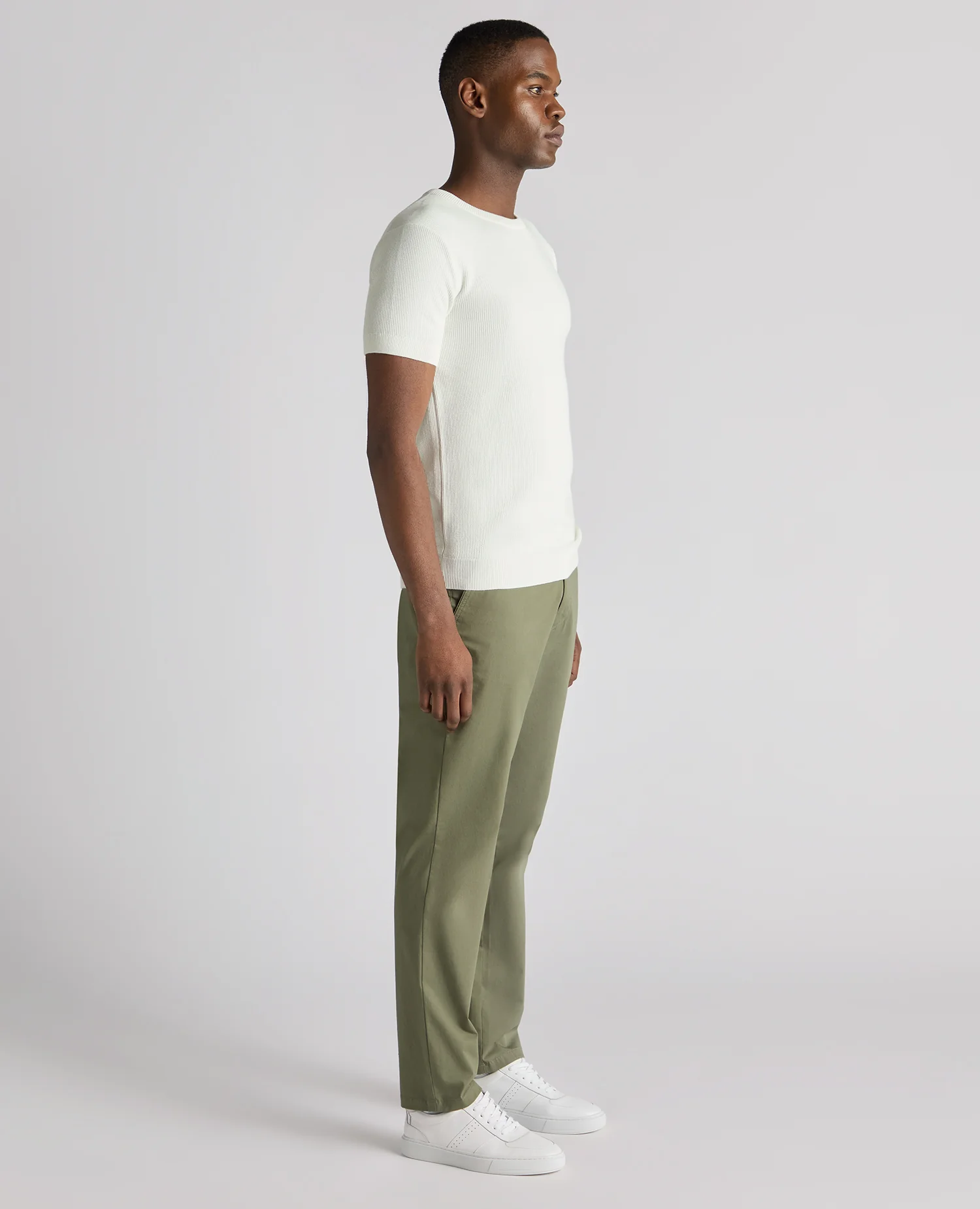 Knitted Crew Neck T-Shirt - Image 4