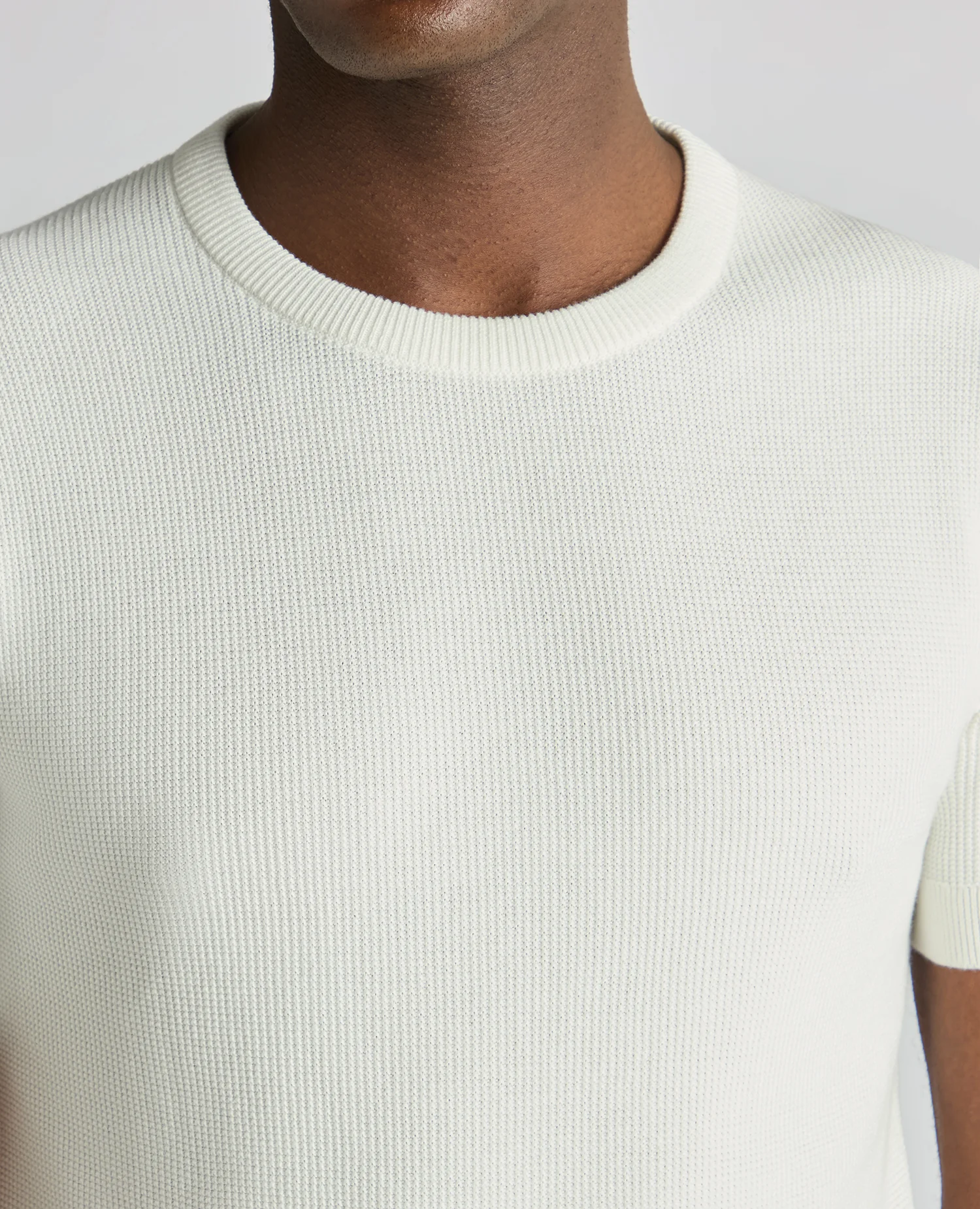 Knitted Crew Neck T-Shirt - Image 5