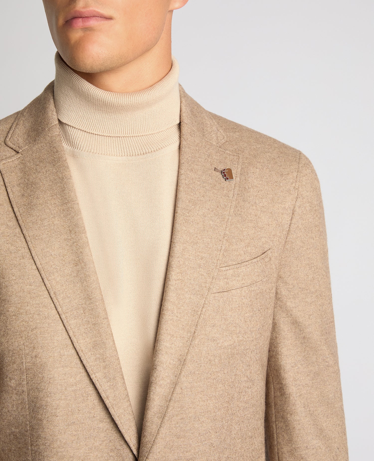 Slim Fit Wool Blend Jacket - Image 5