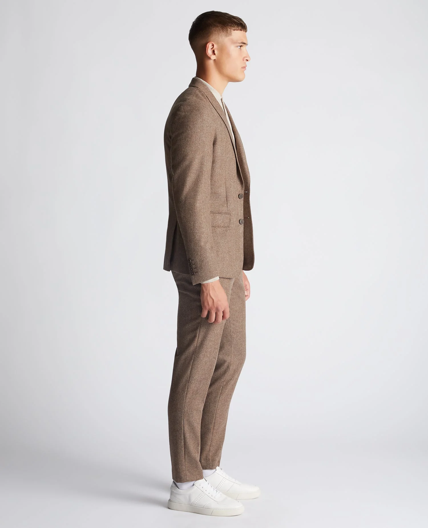 Slim Fit Wool Blend Jacket - Image 4