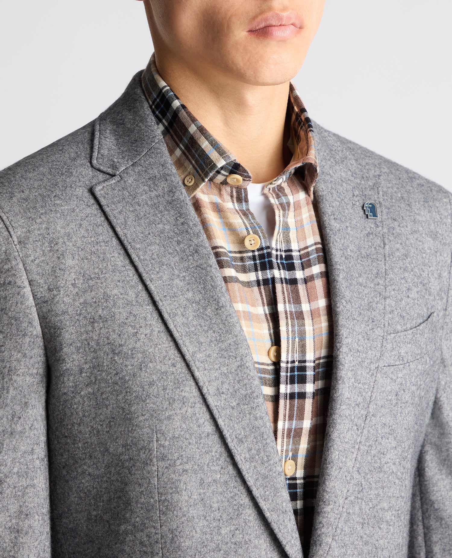 Slim Fit Wool Blend Jacket - Image 5