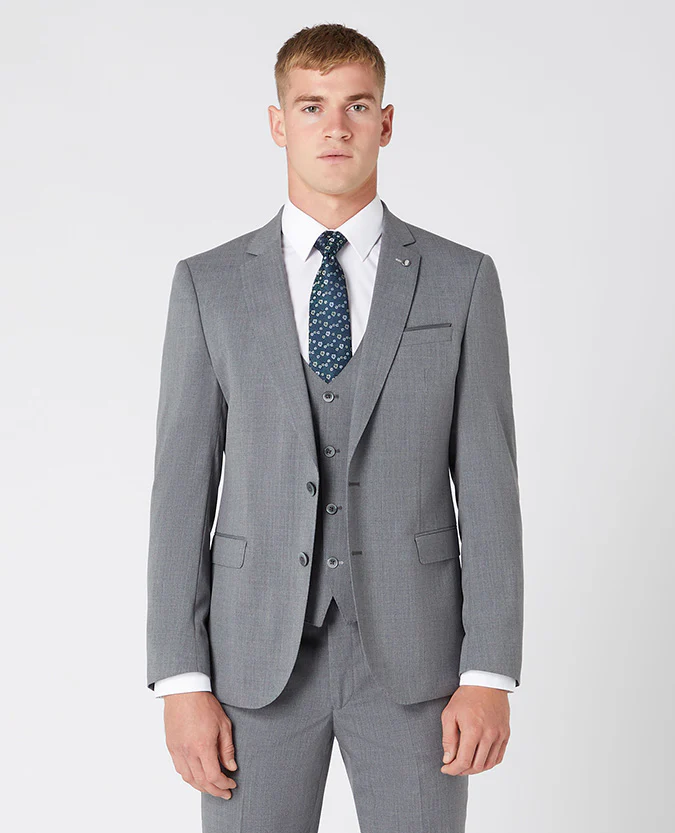 Slim Fit Wool-Blend Stretch Mix and Match Suit