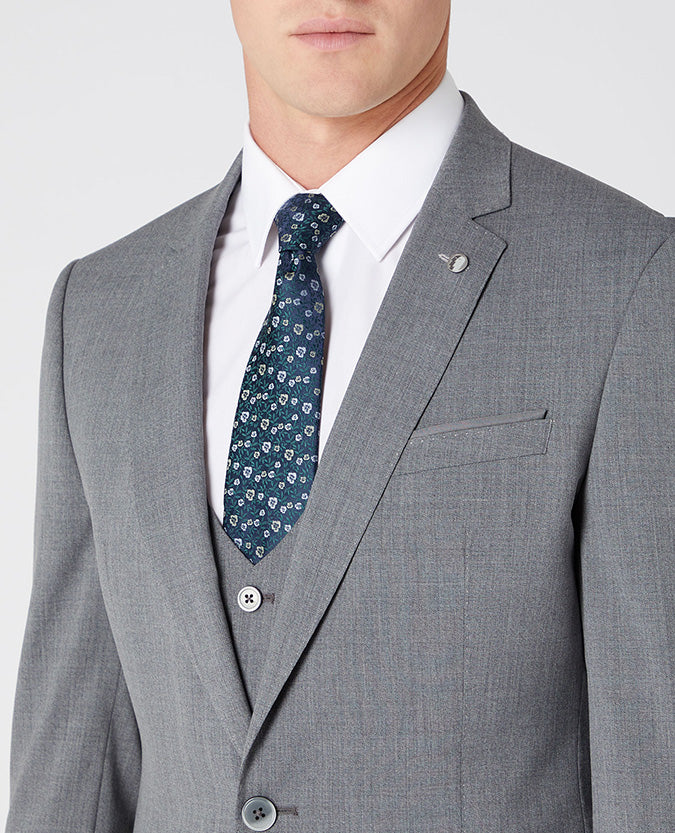 Slim Fit Wool-Blend Stretch Mix and Match Suit - Image 4