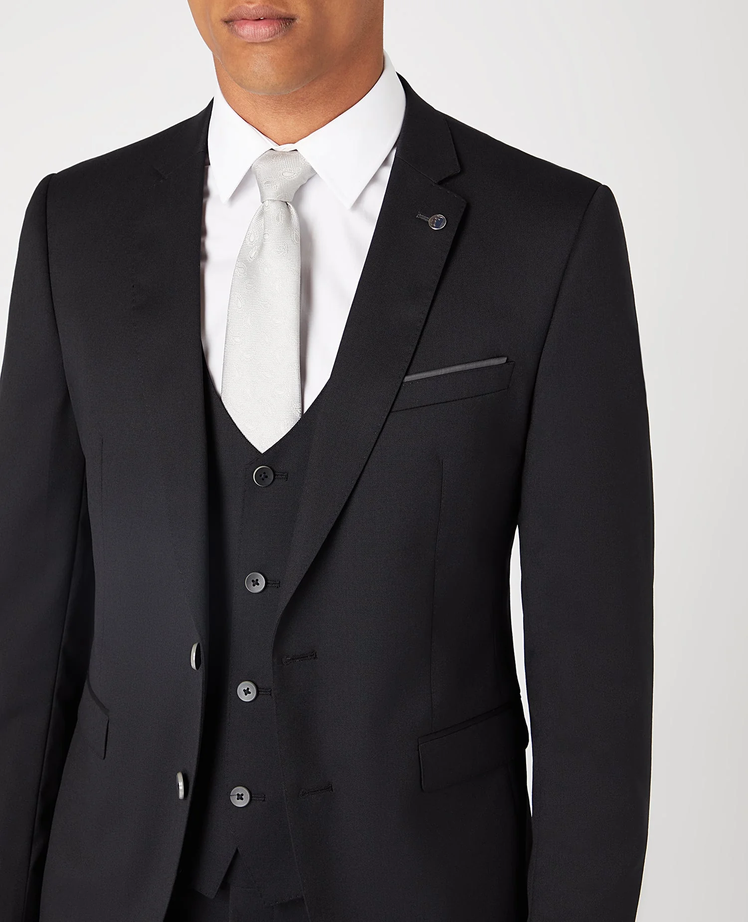 Slim Fit Wool-Rich Mix and Match Suit - Image 4