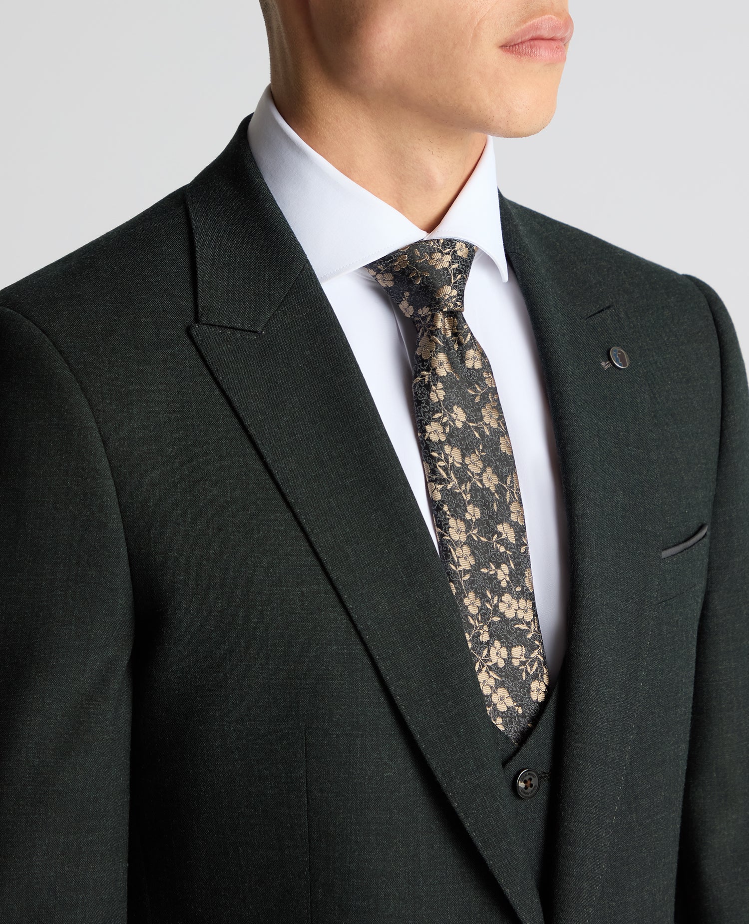 Slim Fit Wool Stretch Suit - Image 5