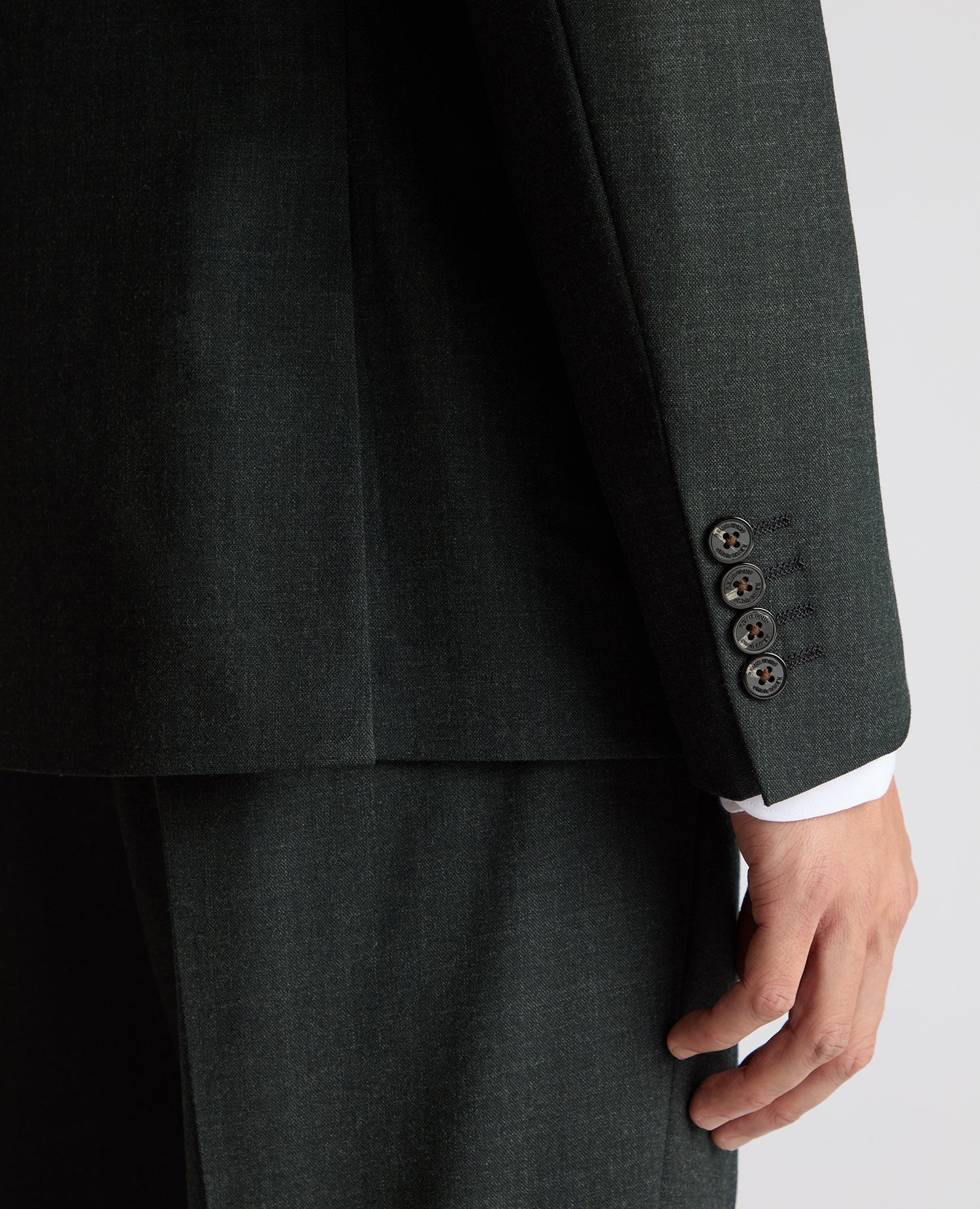 Slim Fit Wool Stretch Suit - Image 6