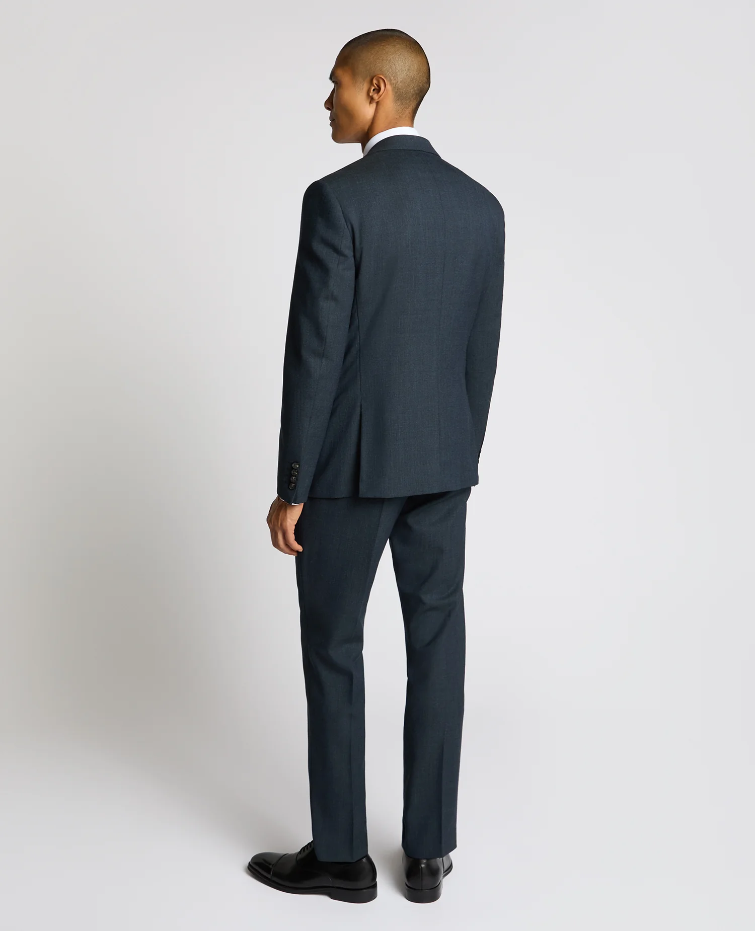 Slim Fit Wool Blend Suit - Image 3