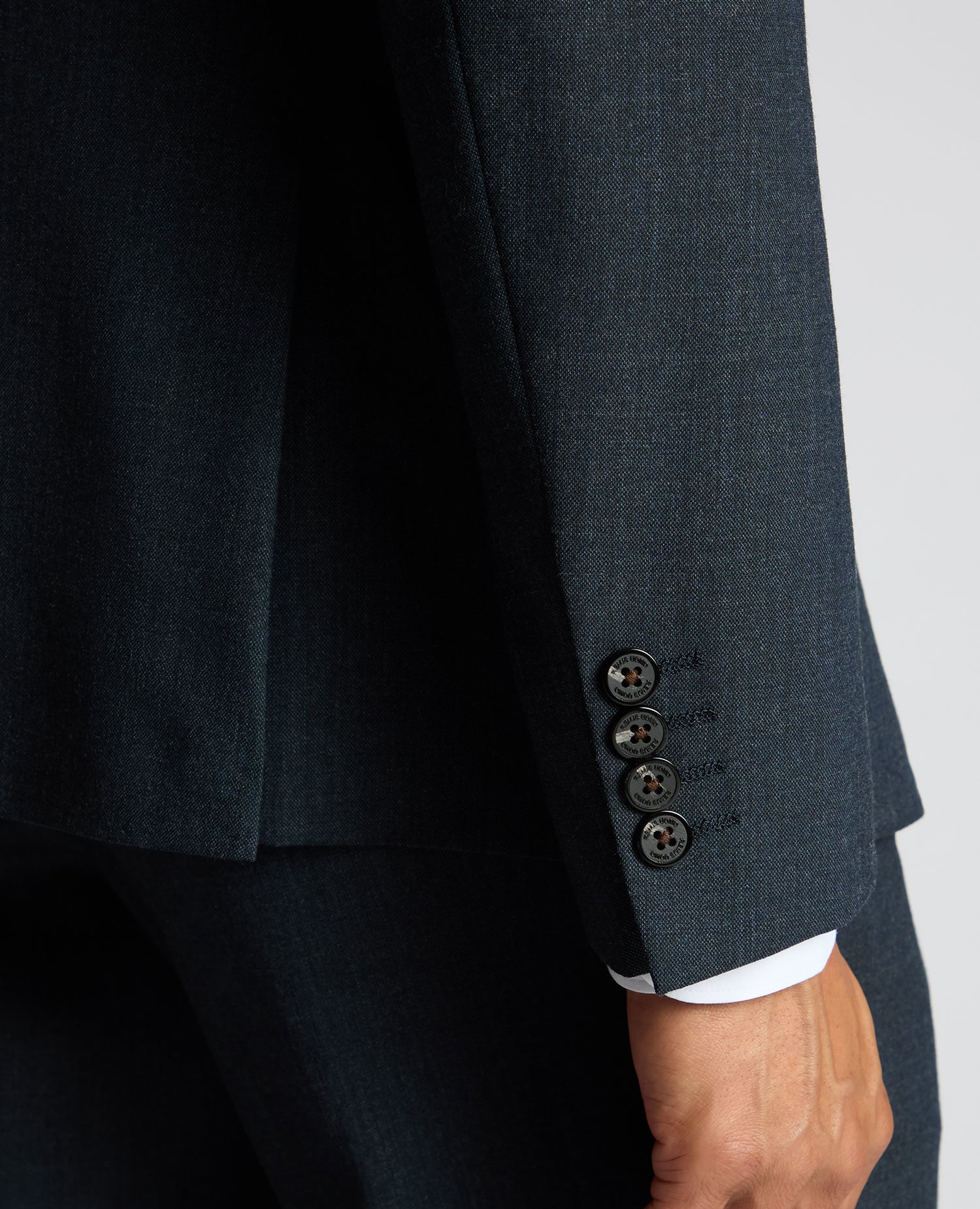 Slim Fit Wool Blend Suit - Image 5