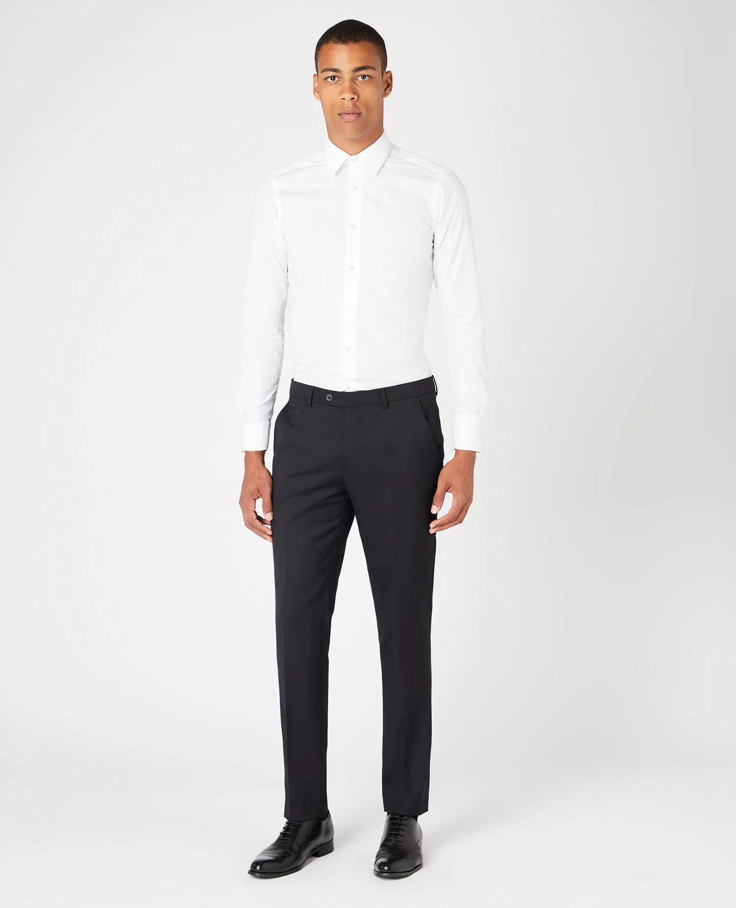 Slim Fit Wool-Blend Stretch Mix and Match Trousers - Image 2