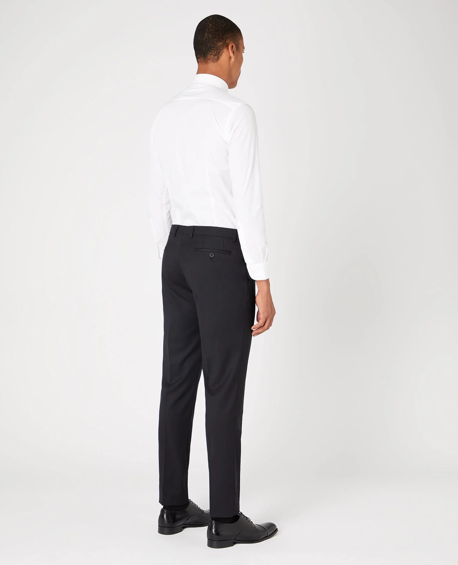 Slim Fit Wool-Blend Stretch Mix and Match Trousers - Image 3