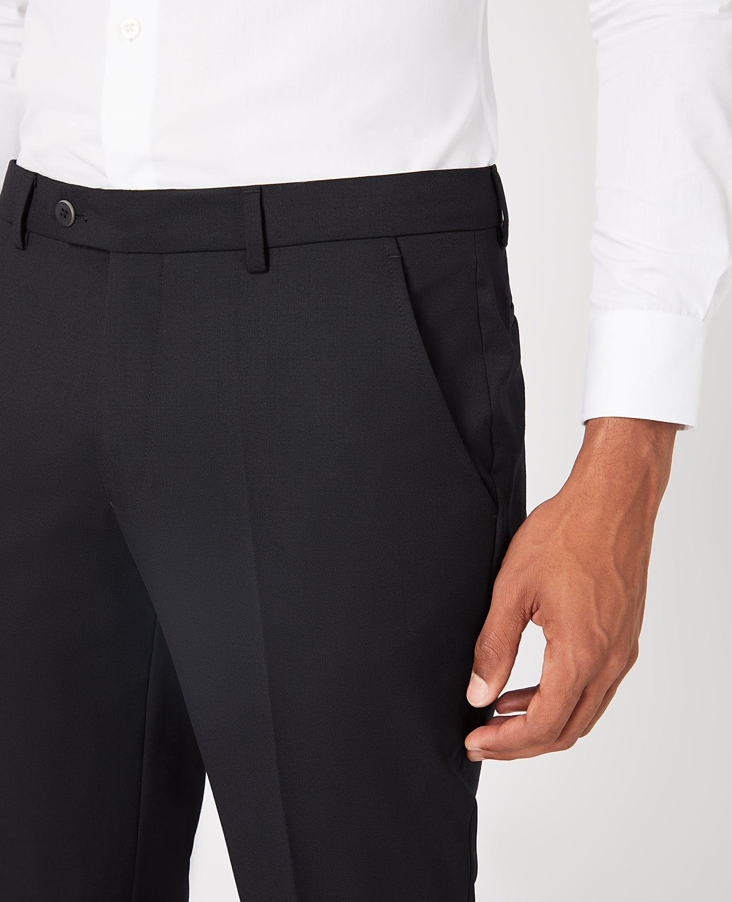 Slim Fit Wool-Blend Stretch Mix and Match Trousers - Image 4