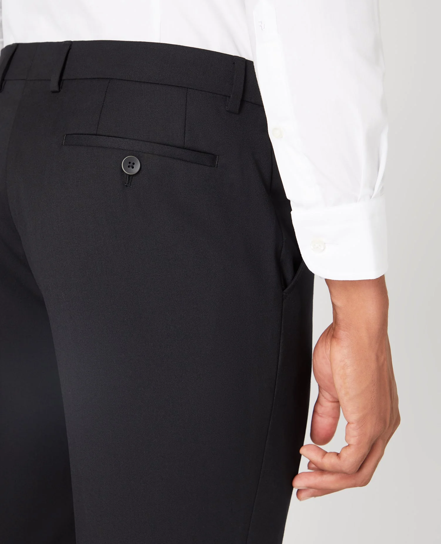 Slim Fit Wool-Blend Stretch Mix and Match Trousers - Image 5
