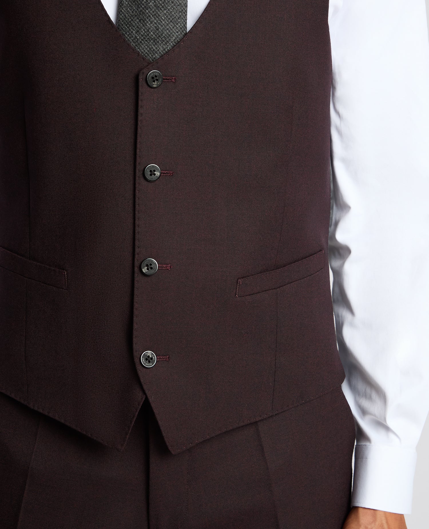 Wool Blend Waistcoat - Image 4