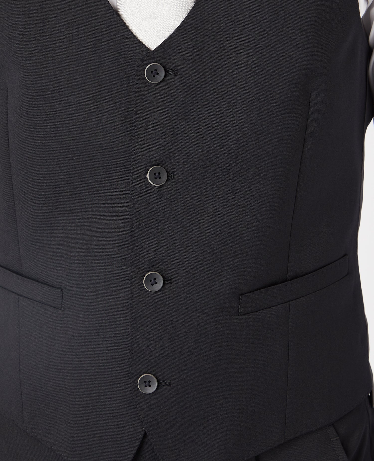 Slim Fit Wool-Blend Stretch Mix and Match Waistcoat - Image 4