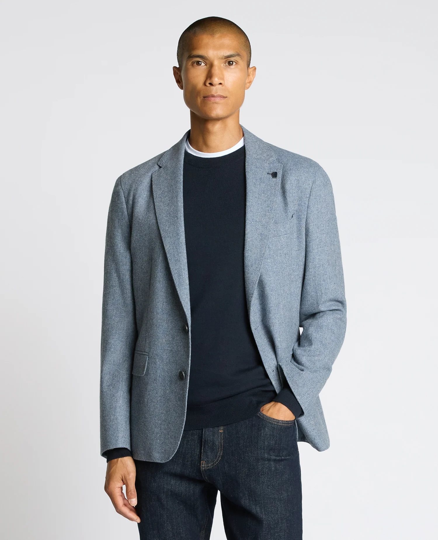 Slim Fit Wool-Blend Alto Jacket