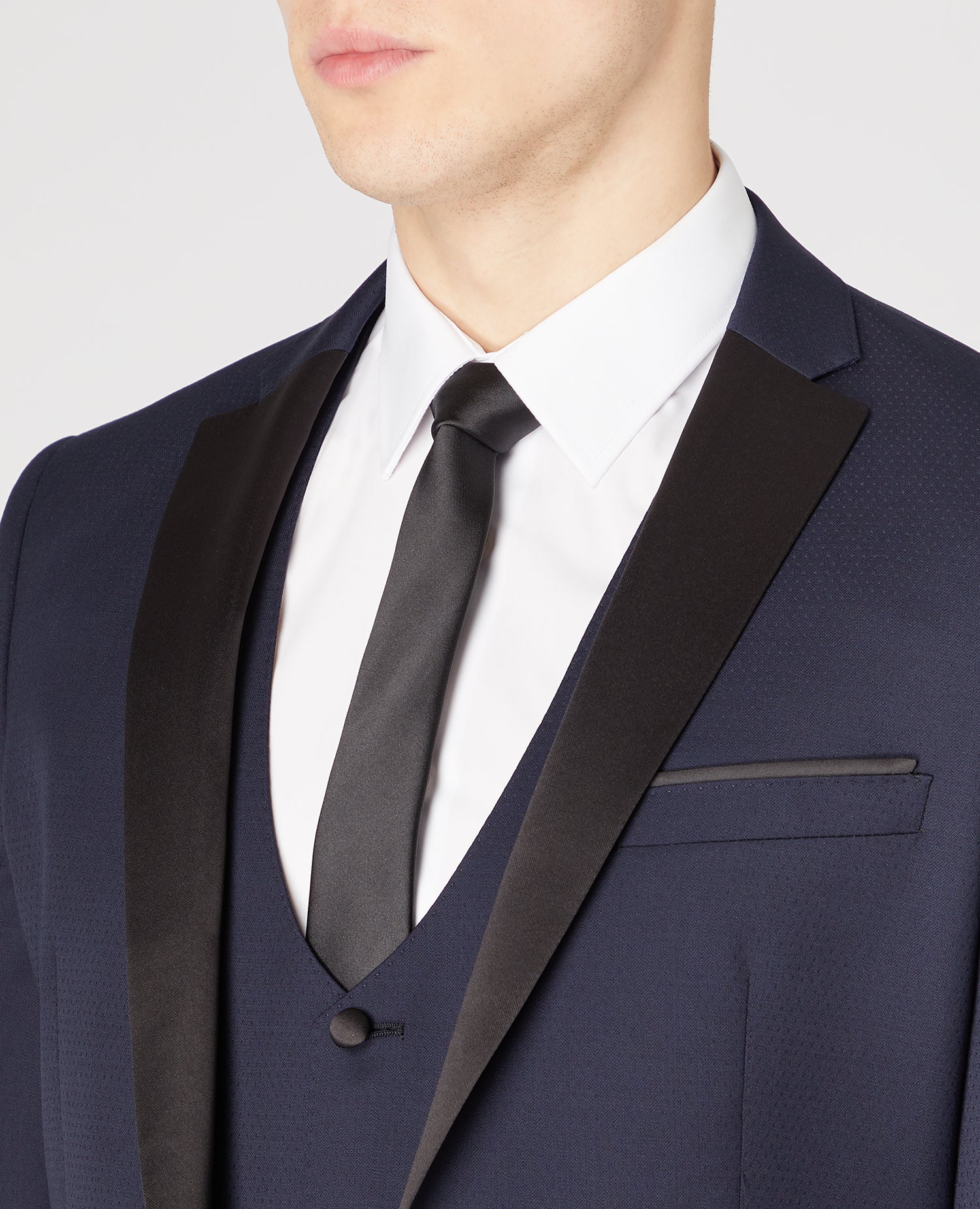 Slim Fit Wool-Rich Mix and Match Dinner Suit - Image 4