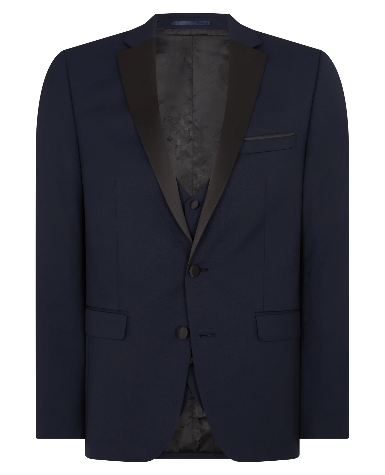 Slim Fit Wool-Rich Mix and Match Dinner Suit - Image 5